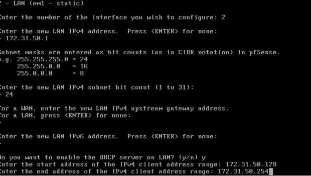 Enable DHCP